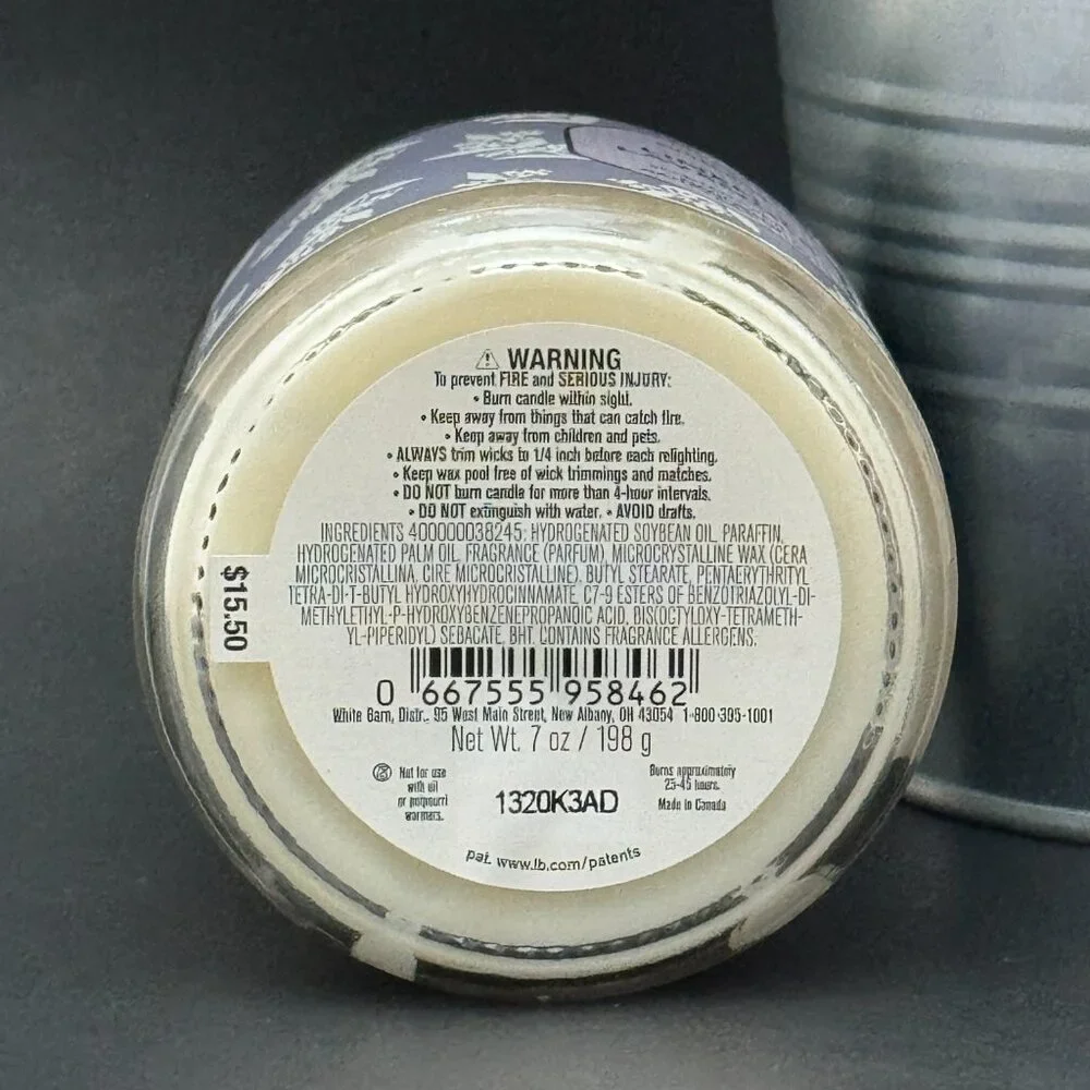 BBW Linen & Lavender White Barn Bath & Body Works Mason Jar Single Wick Candle - Picture 9 of 10